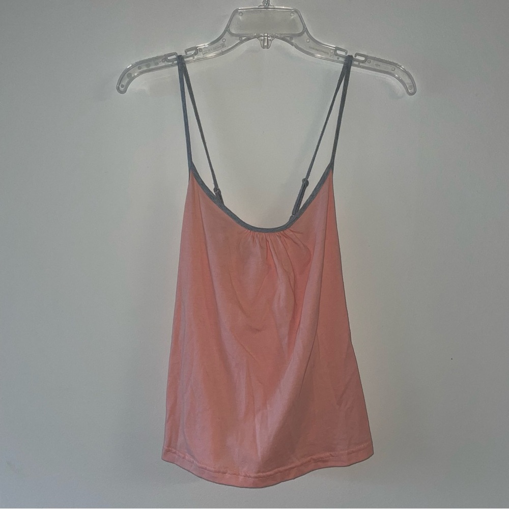 Elegant Calme Coral Camisole with Spaghetti Straps NWT